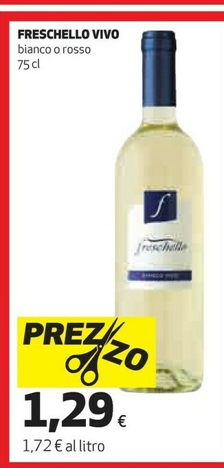 Coop Freschello Vino offerta