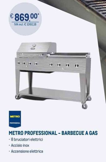 METRO PROFESSIONAL - BARBECUE A GAS