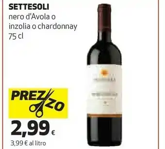 Coop Settesoli Nero d'Avola offerta