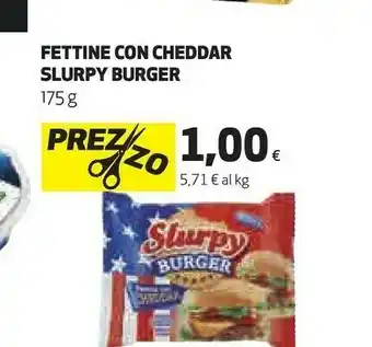 Coop Slurpy burger Sottilette offerta