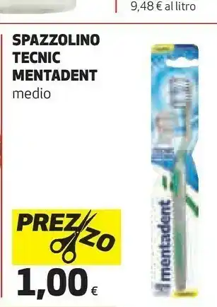 Coop Mentadent Spazzolino da denti offerta