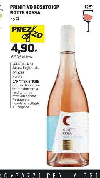 Coop Notte rossa Vino offerta