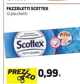 Coop Scottex Fazzoletti offerta
