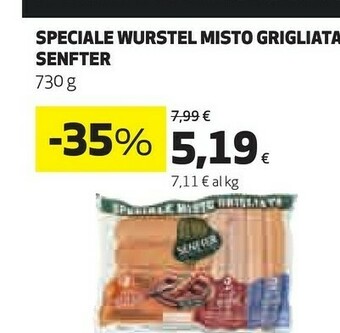 Coop Senfter Wurstel offerta