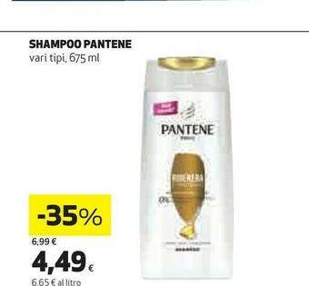 Coop Pantene Shampoo offerta