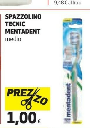 Coop Mentadent Spazzolino da denti offerta