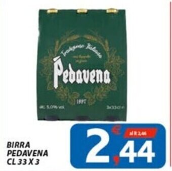 Vivo Supermercati BIRRA PEDAVENA CL 33 X 3 offerta