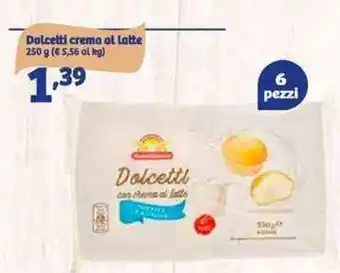 In'S Mercato DolceIndora Dolcetti crema al Latte 250 g offerta