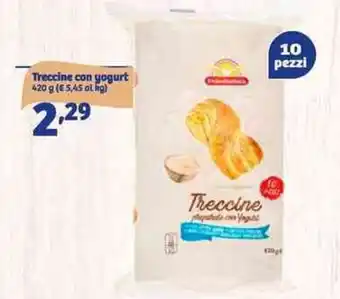 In'S Mercato DolceIndora Treccine con yogurt 420 g offerta