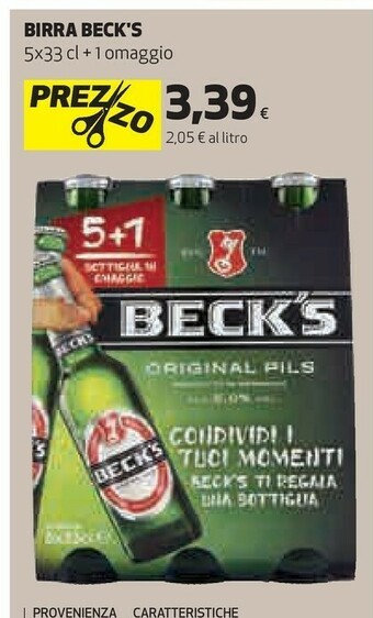 Coop Becks Birra offerta
