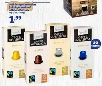 In'S Mercato Caffè in capsule amabile/ fruttato/armonioso/ vellutato Fairtrade 55 g offerta