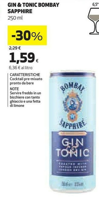 Coop Bombay Gin offerta