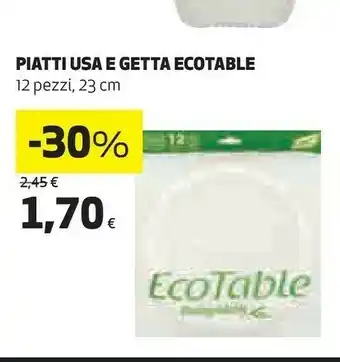 Coop Piatti di plastica offerta