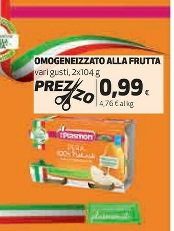 Coop Plasmon Omogeneizzati offerta