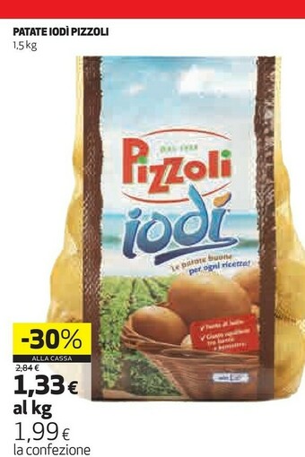 Coop Pizzoli Patate offerta