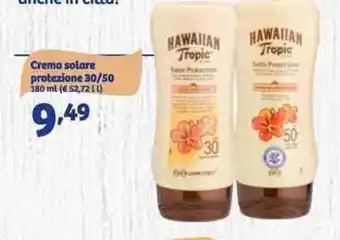 HAWAIIAN Tropic Crema solare protezione 30/50 180 ml