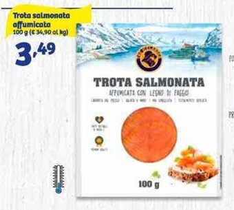 Trota salmonata affumicata 100 g