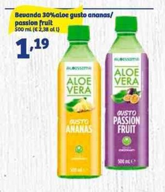 Bevanda 30% aloe gusto ananas/ passion fruit 500 ml