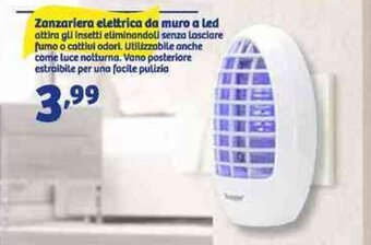 In'S Mercato Zanzariera elettrica da muro a led offerta