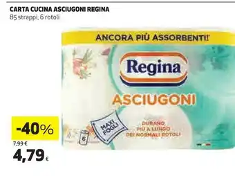 Coop Regina Rotoli di carta offerta