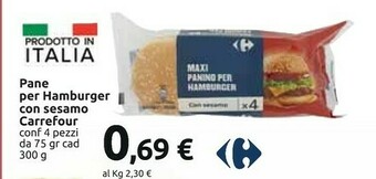 Carrefour Pane offerta