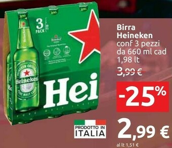 Carrefour Heineken Birra offerta