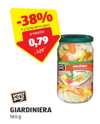 ALDI NATURE'S GOLD GIARDINIERA 565 g offerta