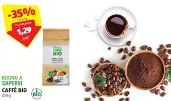 ALDI BUONO A SAPERSI CAFFÈ BIO 250 g offerta