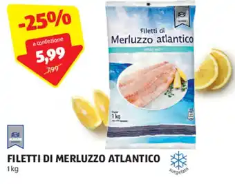ALDI FILETTI DI MERLUZZO ATLANTICO 1kg offerta