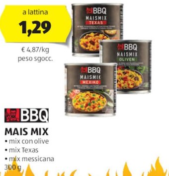 ALDI BBQ MAIS MIX 300 g offerta