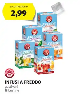 ALDI Pompadour INFUSI A FREDDO 18 bustine offerta