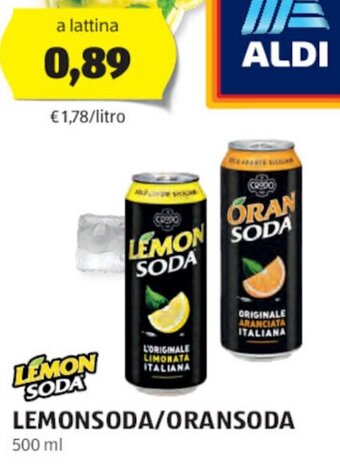 LEMONSODA/ORANSODA 500 ml
