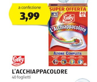 ALDI Grey L'ACCHIAPPACOLORE 40 foglietti offerta