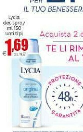 Elite Lycia Deodorante offerta