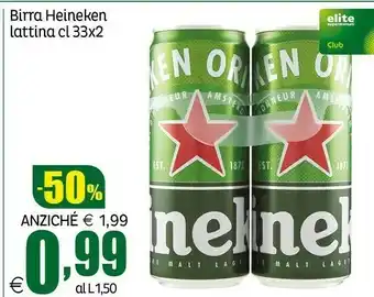 Elite Heineken Birra 330 G(ml) offerta