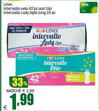 Elite Lines Intervallo Velo 42 offerta
