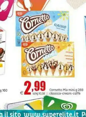 Elite Algida Cornetto offerta