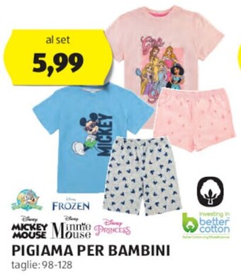 ALDI PIGIAMA PER BAMBINI offerta