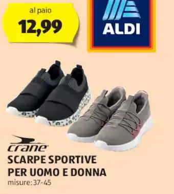 ALDI crane SCARPE SPORTIVE PER UOMO E DONNA offerta