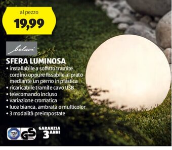ALDI belavi. SFERA LUMINOSA offerta