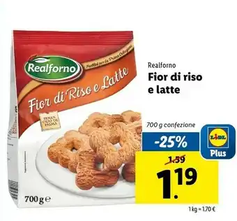 Lidl Realforno Fior Di Riso E Latte offerta