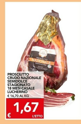 TuoDi Prosciutto crudo offerta