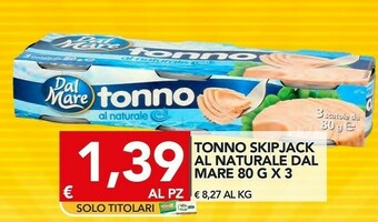 TuoDi Dal mare Tonno Rio mare offerta
