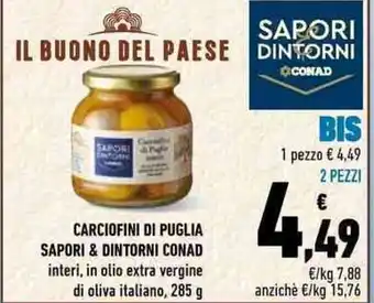 Conad SAPORI & DINTORNI CONAD 285 g offerta