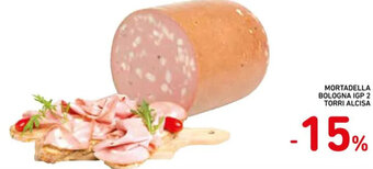 Spazio Conad MORTADELLA BOLOGNA IGP 2 TORRI ALCISA offerta