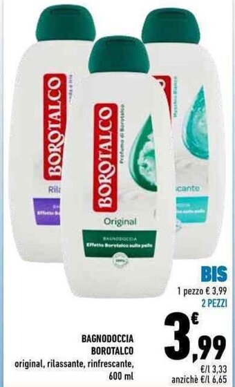 Conad BAGNODOCCIA BOROTALCO 600 ml offerta