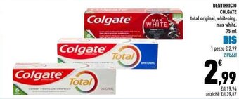 Conad DENTIFRICIO COLGATE 75 ml offerta