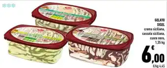 Conad GELATO SIGEL 1,35 kg offerta