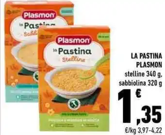 Conad LA PASTINA PLASMON 340 g/320 g offerta
