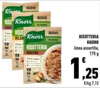 Conad RISOTTERIA KNORR 175 g offerta
